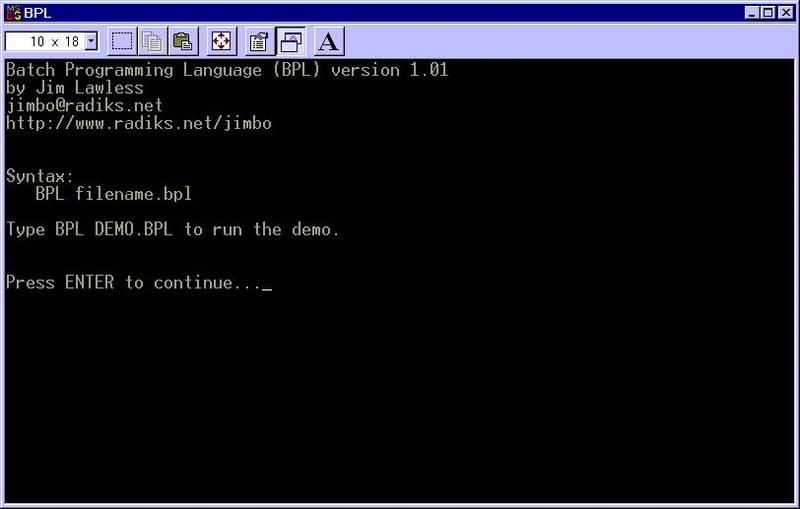 BPL Screenshot